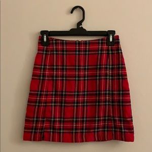 brandy melville plaid cara skirt